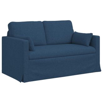 vidaXL Sof&aacute; Azul 139 X 78 X 80 Cm Tela Vidaxl