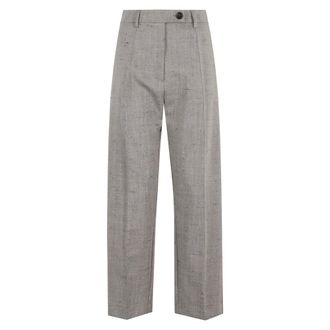 Tela Wide Trousers, female, Gray, 2XS, Canvas Madrid Trousers in Grey