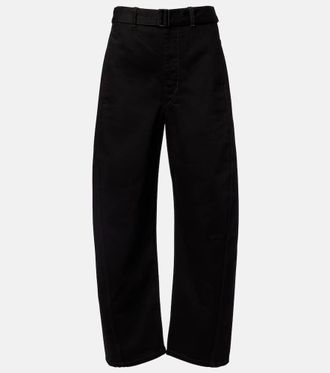 Christophe Lemaire Twisted barrel-leg jeans