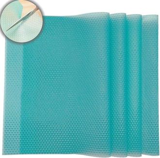 No Brand Juego De 8 Alfombrillas Para Refrigerador, Forros De Eva Resistentes A Las Manchas Para Cajones Y Estantes, Posavasos