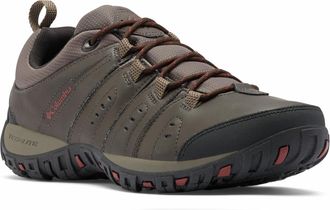 Columbia Woodburn 2 Low Rise Hiking Shoes for Men, Brown (Cordovan/Garnet Red), 10.5 UK