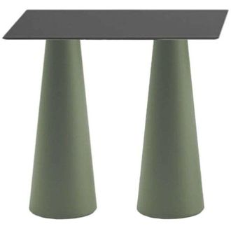 Plust Mesa Alta Rectangular Para Taburetes Dise&ntilde;o Interior Exterior Fura T2-h - Verde Oscuro