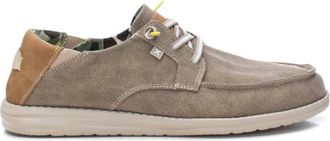 Xti Mens Comfort Boat Shoes In Beige