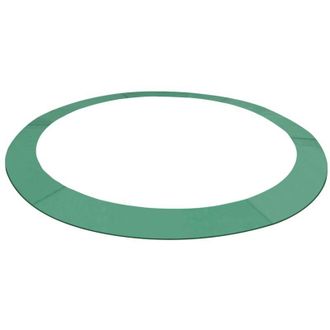 vidaXL Alfombrilla De Seguridad Cama El&aacute;stica Pe Redonda Verde 4,57 M Vidaxl