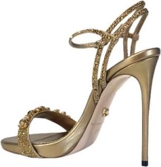 Le Silla Sandalo Burma Grace met kristallen - Dames - Sandalen met hakken - Geel - 37 EU - Schoenen