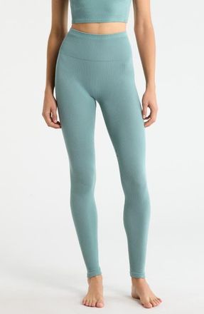 Lunya Seamless Flow Leggings in Musing Moss at Nordstrom, Size X-Large