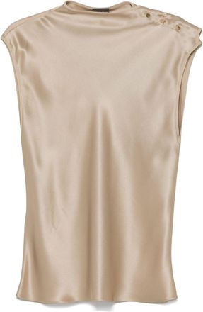 Giorgio Armani Top in seta - Toni neutri