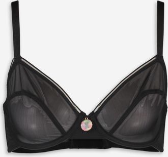 TK Maxx Black Mesh Cup Bra