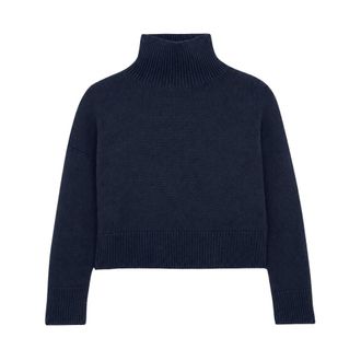 Kujten Kujten, Truien & Vesten, Dames, Blauw, L, Wol, Ulla Crop Pullover