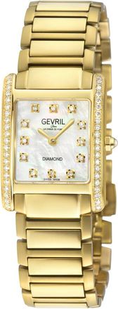 Gevril Group Regina Diamond Mother of Pearl Dial Ladies Watch 16121B