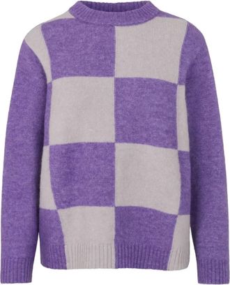 Baum Und Pferdgarten Maglione Cecilee a quadri - Viola