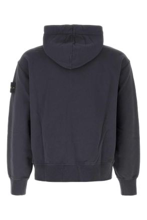 Stone Island Sweater Hoodie - Navy