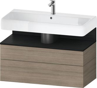 Duravit Duravit - Qatego Mueble Bajo Lavabo, 1 Extra&iacute;ble Y 1 Caj&oacute;n