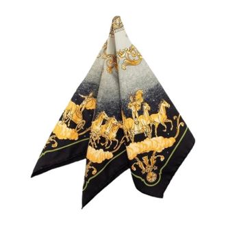 Herm&egrave;s Pre-owned Cosmos Square Zijden Zakdoek - Dames - Pre-owned - Veelkleurig - Maat: ONE Size Zijde