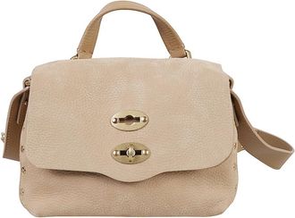 Zanellato Postina Baby - Dames - Handtassen - Bruin - ONE Size - Leer - Tassen