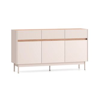 Petits Meubles Buf&eacute; 3 puertas 3 cajones paneles mdf cachemira y madera