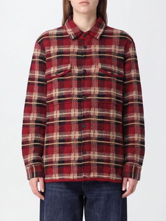 Guest In Residence Check 100% Cashmere Shirt with Classic Collar