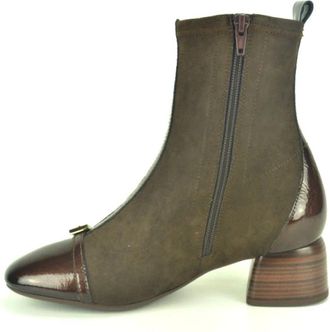 Hispanitas Combi Botje 4cm - Dames - Laarzen met Hak - Bruin - 40 EU - Schoenen