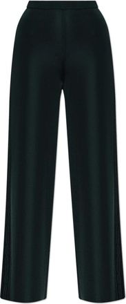Ferragamo Broek met rechte pijp - Dames - Straight fit broeken - Groen - S - Broeken