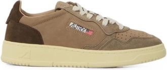 Autry Medalist Low - Heren - Sneakers - Bruin - 44 EU - Katoen - Schoenen