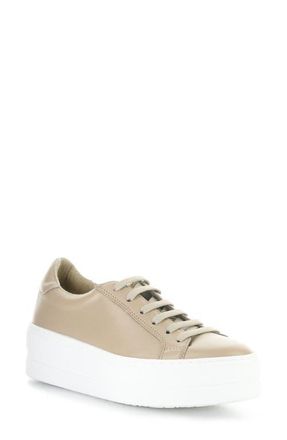 Bos. & Co. Maya Platform Sneaker in Dark Beige at Nordstrom, Size 10-10.5Us