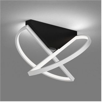 Trade Shop Trade Shop - Copy Of Plafoniera Led 32 W Rettangolare Oro Design Moderno Lampadario A Soffitto 50224