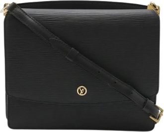 Louis Vuitton Pre-owned Cross Body Bags, male, Black, Size: ONE SIZE Pre-owned Epi 2way Shoulder Bag