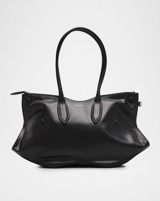 Alexander McQueen Manta Sculptural Nappa Leather Shoulder Bag