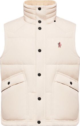 Moncler Moncler Evans Down Vest, Men, Beige, Size: 0