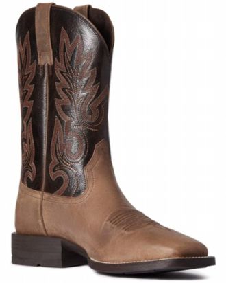 Ariat Mens Authentic Layton Western Boot In Brown