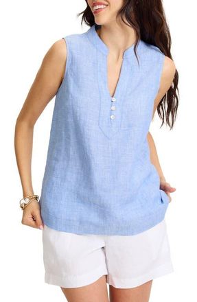 Tommy Bahama Coastalina Linen Vest in French Blue at Nordstrom, Size X-Small