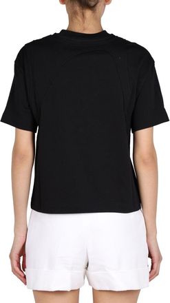 Alexander McQueen Cotton Crewneck T-Shirt - Black