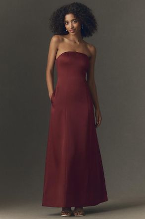 Mare Mare Piper Strapless Fit & Flare Maxi Dress