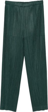 Pleats Please Issey Miyake Plooibroek - Groen