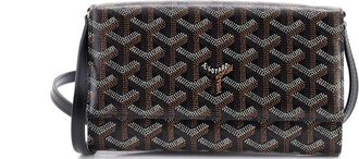 Goyard Varenne Continental Wallet with Strap Coated Canvas