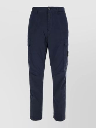 Stone Island stretch cotton cargo trousers belt loops