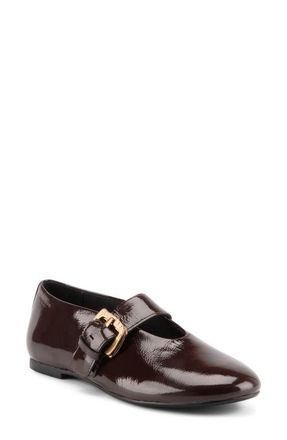Vagabond Aleya Mary Jane Flat in Chocolate at Nordstrom, Size 40