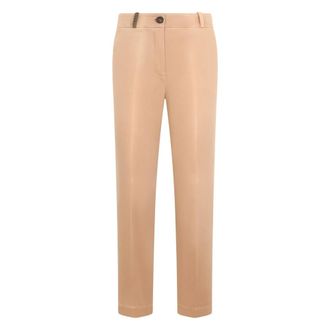 PESERICO Straight Trousers - female - Peserico - Chinos - Beige - 2XL - Trousers