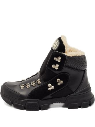 Gucci Flashtrek Chunky shearling ankle boots - Black