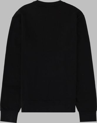 HUGO BOSS Logo-Print Cotton Sweatshirt - Black