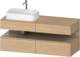 Duravit Duravit Qatego Consola Mueble Bajo Lavabo, 2 Extensiones, 2