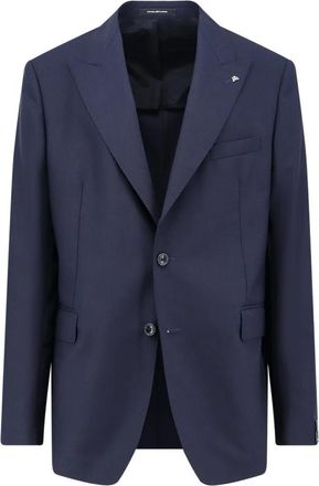 Tagliatore Jassen - Heren - Business blazers - Blauw - 3XL - Wol - Kostuums