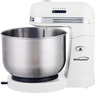 Brentwood 5-Speed Stand Mixer With 3Qt Mixing Bowl