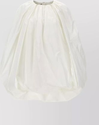 Stella McCartney balloon silhouette sleeveless gathered neckline mini dress