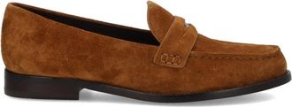 Tory Burch Klassieke Penny Loafer - Dames - Schoenen - Bruin - Maat: 35 1/2 EU Leer