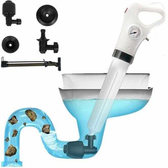OEM Desatascador De Inodoros, Limpiador De Desag&uuml;es, Potente Pulverizador El&eacute;ctrico De Aire Para Desag&uuml;es, Bomba De Limpieza De Alta Presi&oacute;n, Desatascador