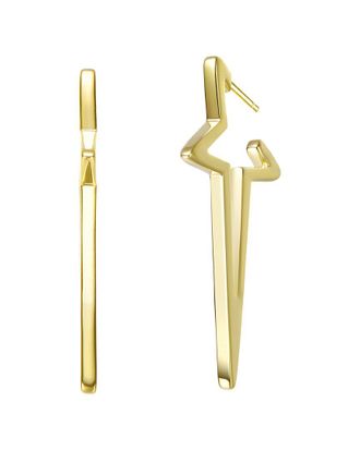 Rachel Glauber 14K Plated Dangle Earrings