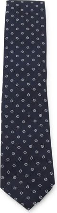 Ermenegildo Zegna Cravatta a fiori - Blu