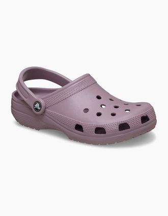 Crocs Womens Crocs Classic EVA Womens Dusty Lilac Clogs - Purple - Size: UK 8 / eu 42/43 / us m9w11