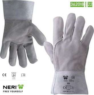 Trade Shop Trade Shop - Guanti Da Lavoro In Crosta Groppone 22 Anticalore Antitaglio Antinfortunistica